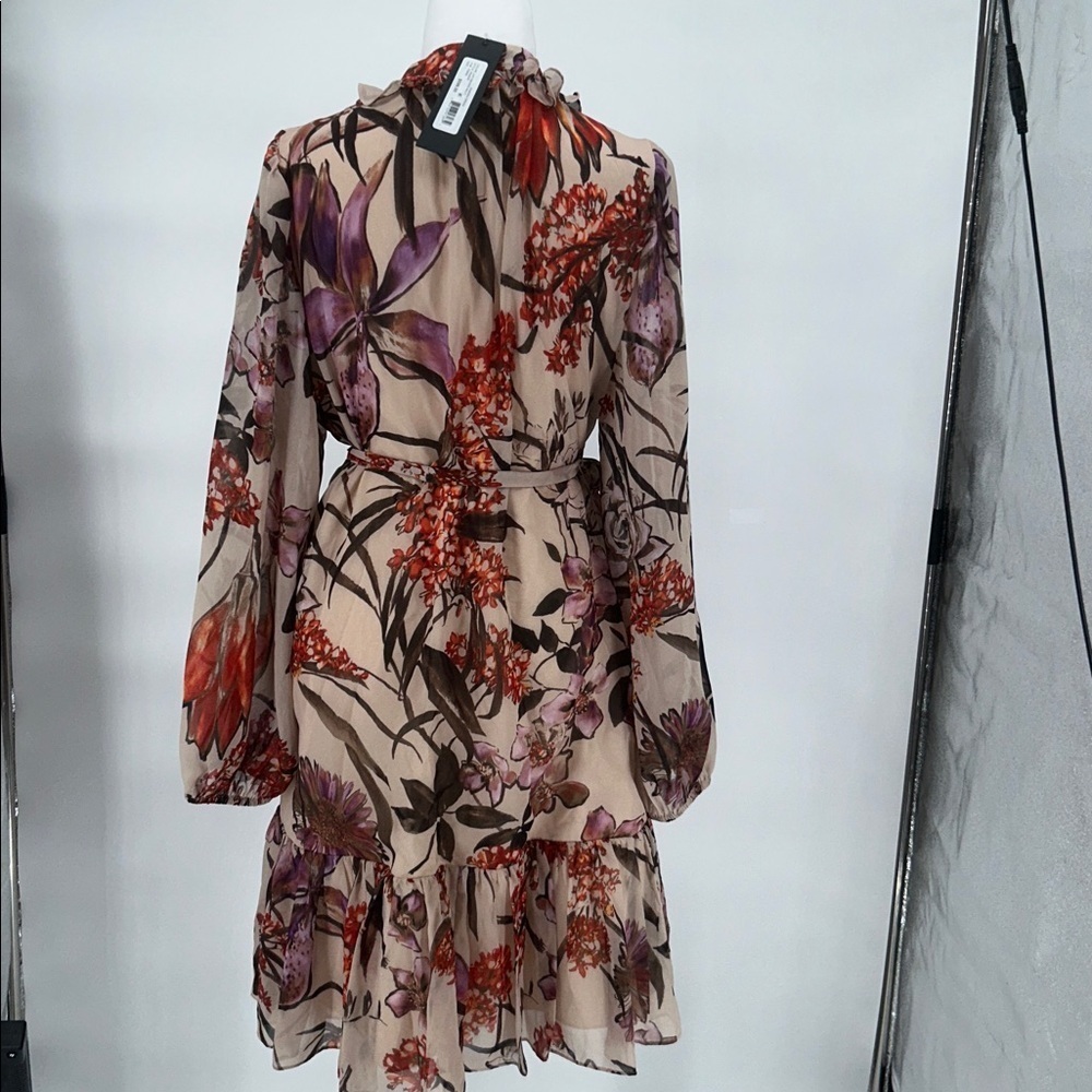 KOBI HALPERIN SAMARA BELTED SHIRT DRESS COLOR CANVAS MULTI BRAND NEW SIZE L - Picture 7 of 14